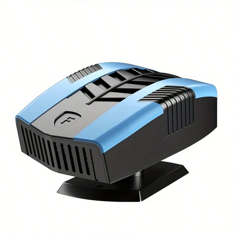 12V Portable Car Heater & Dehumidifier- 150W Fast Heating, Suitable For RVs, Campervans, Buses, Trucks- Compact Vehicle Heater With Overheat Protection, Compatible With 12V Power Systems