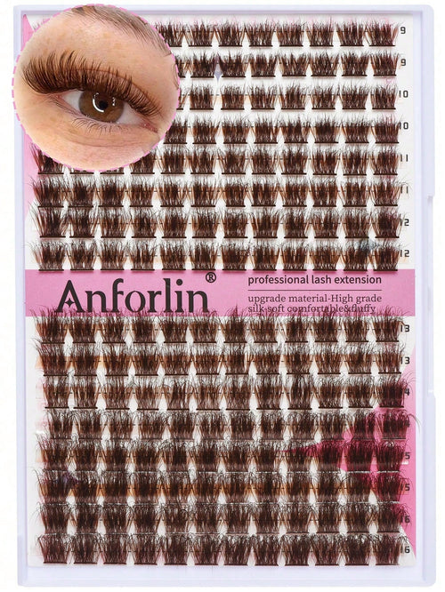 144 Clusters Eyelashes, Cross-Shaped Segmented And Dense DIY False Eyelashes, Eyelash Clusters, Single Eyelashes, Eyelashes, False Eyelashes