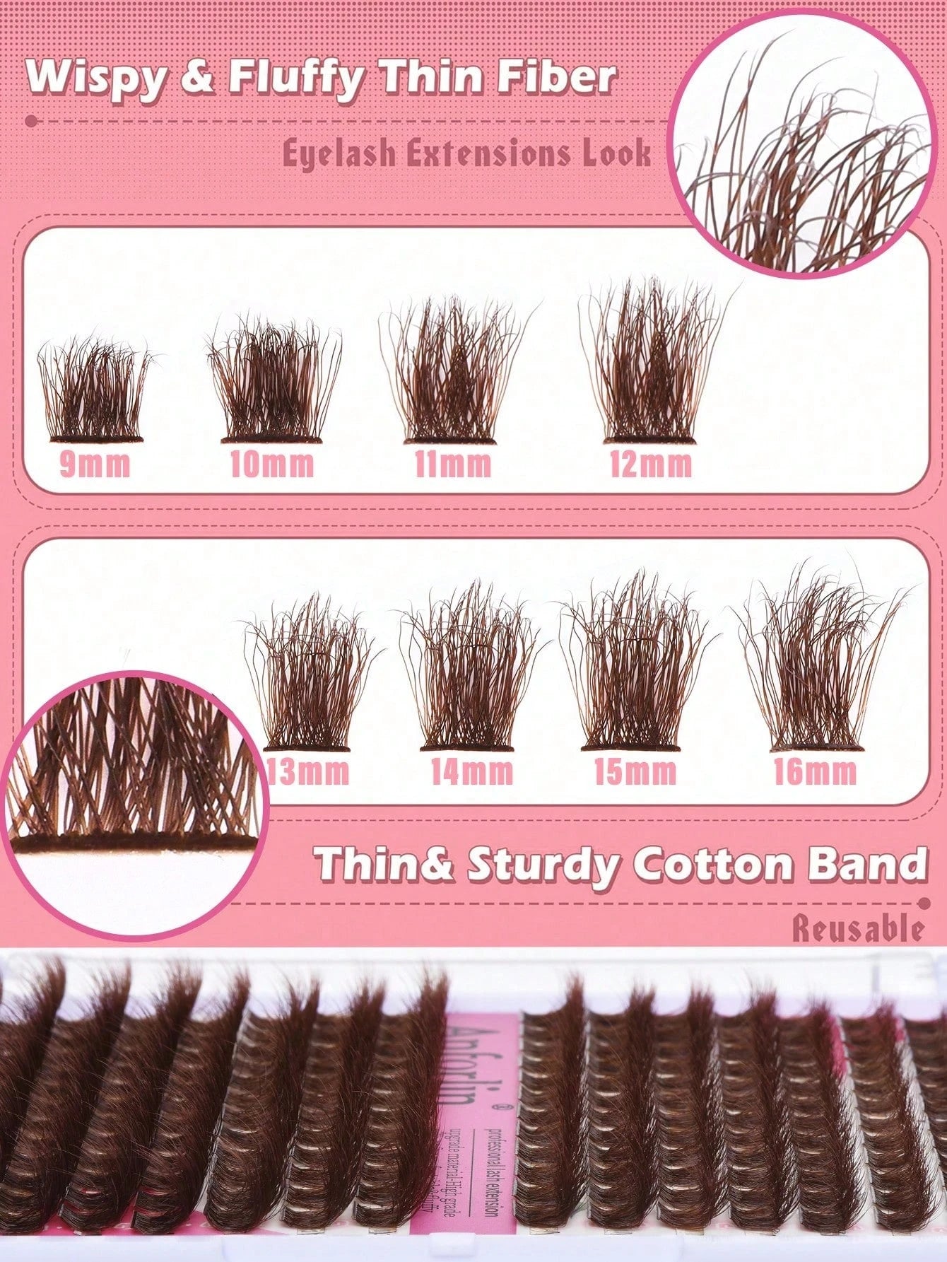144 Clusters Eyelashes, Cross-Shaped Segmented And Dense DIY False Eyelashes, Eyelash Clusters, Single Eyelashes, Eyelashes, False Eyelashes