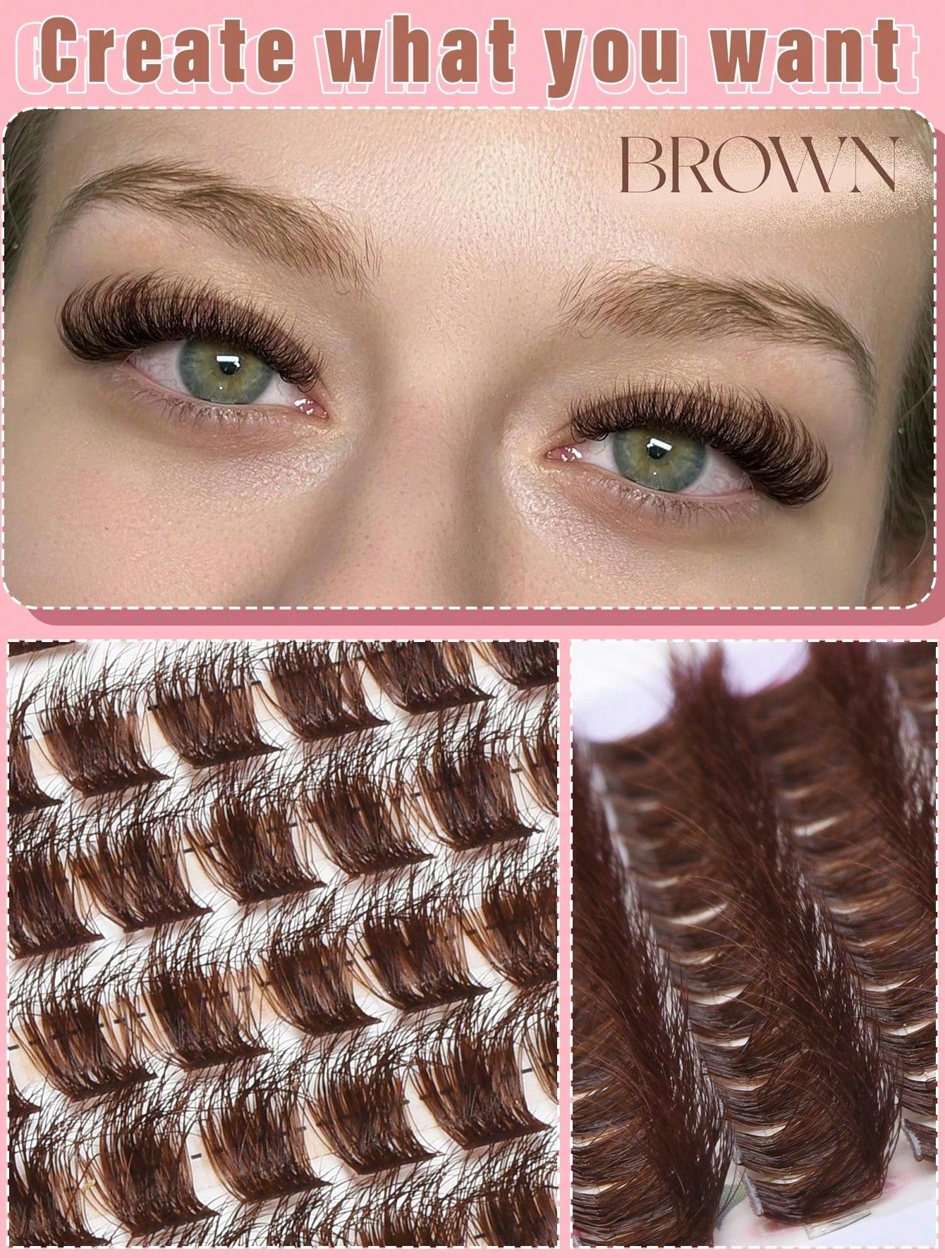144 Clusters Eyelashes, Cross-Shaped Segmented And Dense DIY False Eyelashes, Eyelash Clusters, Single Eyelashes, Eyelashes, False Eyelashes