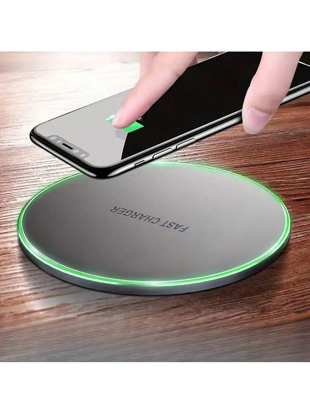 15W Max Wireless Charger Pad, Compatible With IPhone 17/16/15/14/13/12/SE/11/11 Pro/XS Max/XR/X/8, Galaxy S23/S22/Note, Pixel/G8 7, Fast Wireless Charging