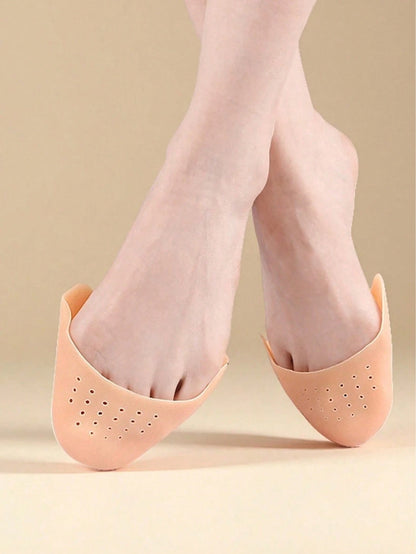 1Pair Silicone Ballet Toe Pads, Toe Protector For High Heels, Anti-Friction Toe &Forefoot Cushion Insoles