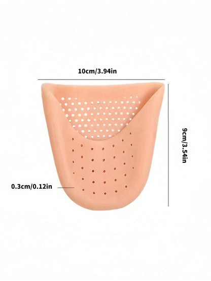 1Pair Silicone Ballet Toe Pads, Toe Protector For High Heels, Anti-Friction Toe &Forefoot Cushion Insoles