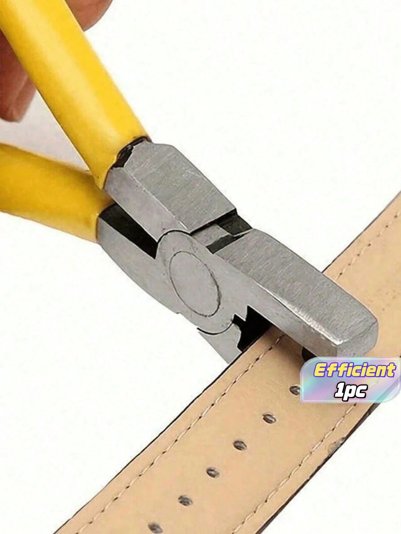1pc 2mm Universal Handheld Watch Band Pliers, Belt Hole Punch Tool, Hole Punch Eyelet Tool, Tag Punching Machine, Strap Hole Puncher Back To School