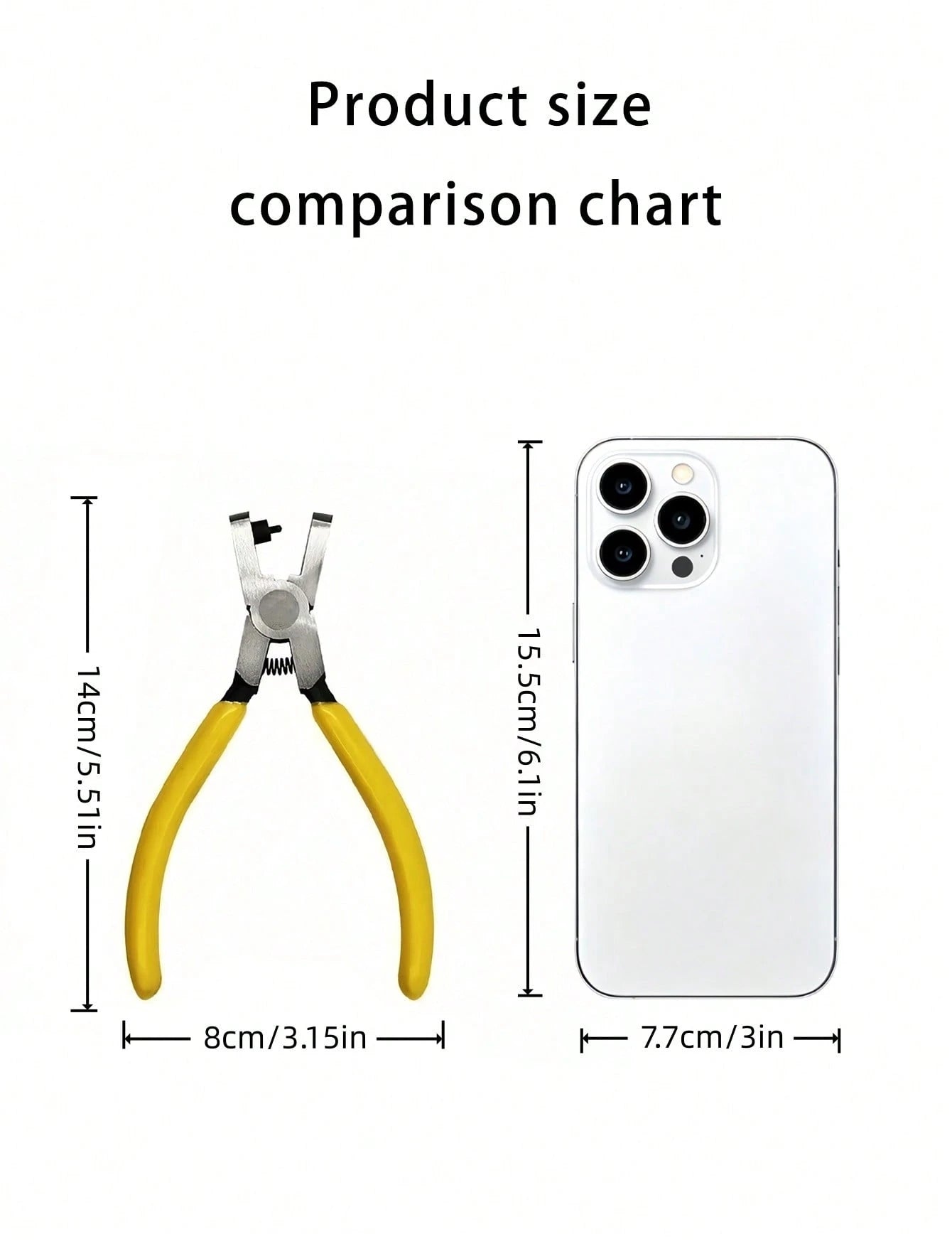 1pc 2mm Universal Handheld Watch Band Pliers, Belt Hole Punch Tool, Hole Punch Eyelet Tool, Tag Punching Machine, Strap Hole Puncher Back To School