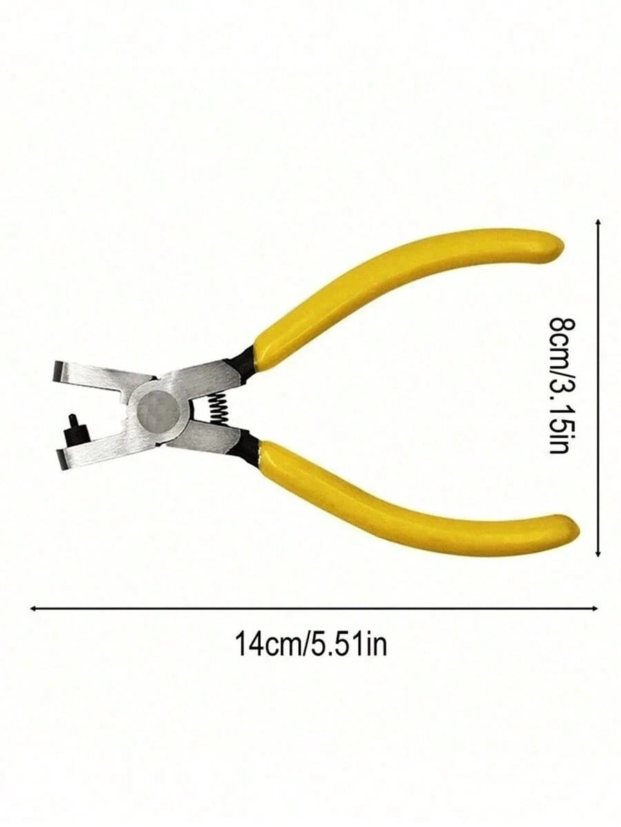 1pc 2mm Universal Handheld Watch Band Pliers, Belt Hole Punch Tool, Hole Punch Eyelet Tool, Tag Punching Machine, Strap Hole Puncher Back To School