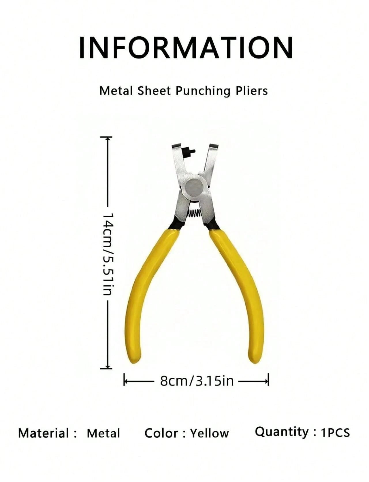 1pc 2mm Universal Handheld Watch Band Pliers, Belt Hole Punch Tool, Hole Punch Eyelet Tool, Tag Punching Machine, Strap Hole Puncher Back To School