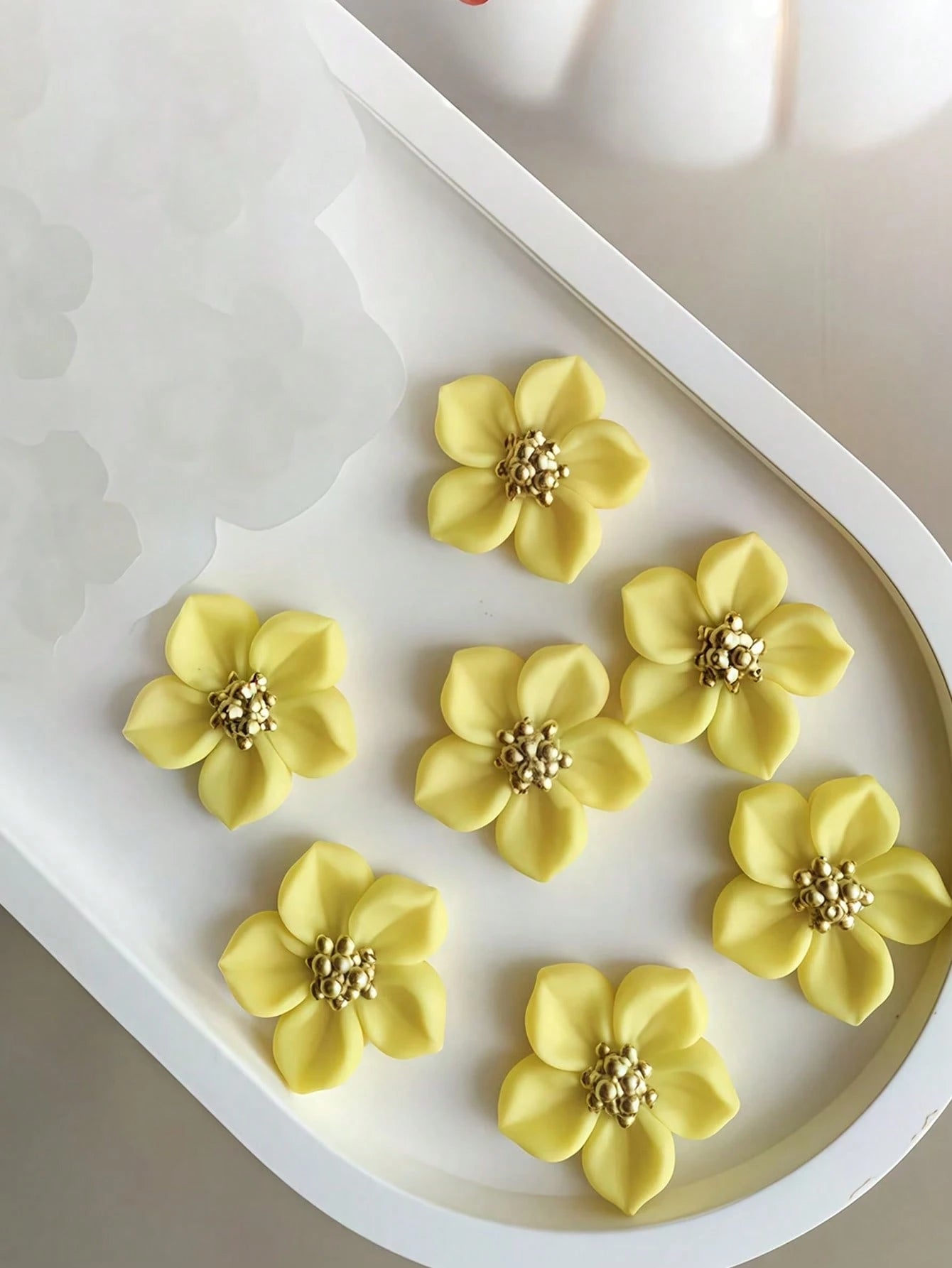 1PC/2PCS 3D Cherry Blossom Silicone Mold, Creative DIY Mold For Aromatherapy Candles/ Clay, Home Decor/ Gifts Ornament Epoxy Resin Mold, Crafts Casting Molds, Artistic Ornaments Plaster Mould