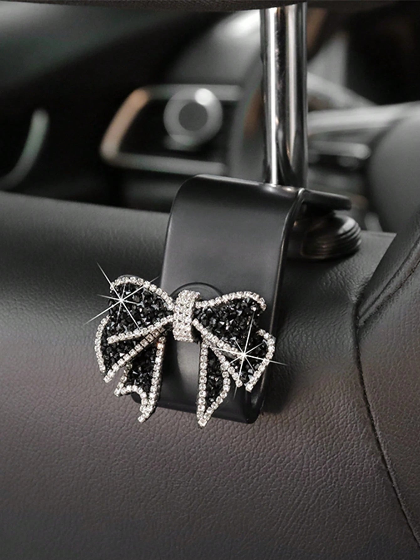 1pc/2pcs Car Seat Back Bowknot Hanging Hook, Multifunctional Storage Backrest Hook