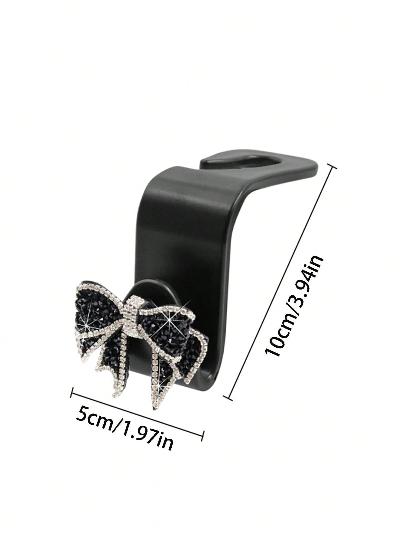 1pc/2pcs Car Seat Back Bowknot Hanging Hook, Multifunctional Storage Backrest Hook