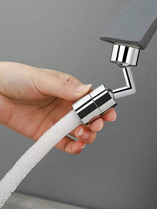 1pc/2pcs Multifunctional Rotatable Faucet Splash Proof Extension Adapter, Fits All Taps, Kitchen Gadget