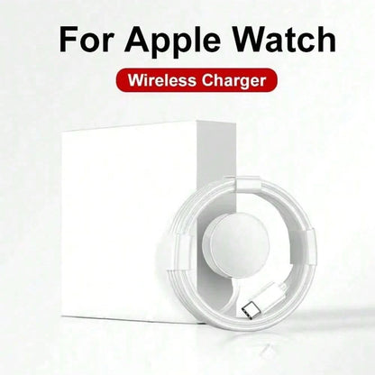 1pc 3.3ft/100cm USB-C Magnetic Wireless Charger Compatible With Apple Watch Series Ultra/Ultra2/9/8/7/SE/6/5/4/3/2/1, Portable And Efficient Charging Cable Suitable For Office, Dorm, And Home