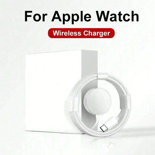 1pc 3.3ft/100cm USB-C Magnetic Wireless Charger Compatible With Apple Watch Series Ultra/Ultra2/9/8/7/SE/6/5/4/3/2/1, Portable And Efficient Charging Cable Suitable For Office, Dorm, And Home