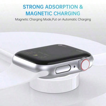 1pc 3.3ft/100cm USB-C Magnetic Wireless Charger Compatible With Apple Watch Series Ultra/Ultra2/9/8/7/SE/6/5/4/3/2/1, Portable And Efficient Charging Cable Suitable For Office, Dorm, And Home
