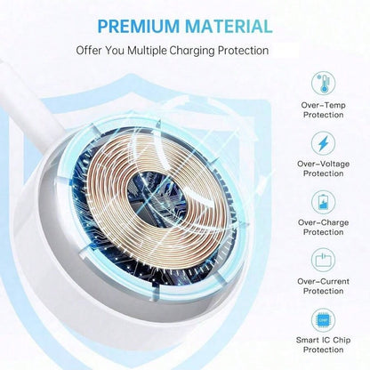 1pc 3.3ft/100cm USB-C Magnetic Wireless Charger Compatible With Apple Watch Series Ultra/Ultra2/9/8/7/SE/6/5/4/3/2/1, Portable And Efficient Charging Cable Suitable For Office, Dorm, And Home