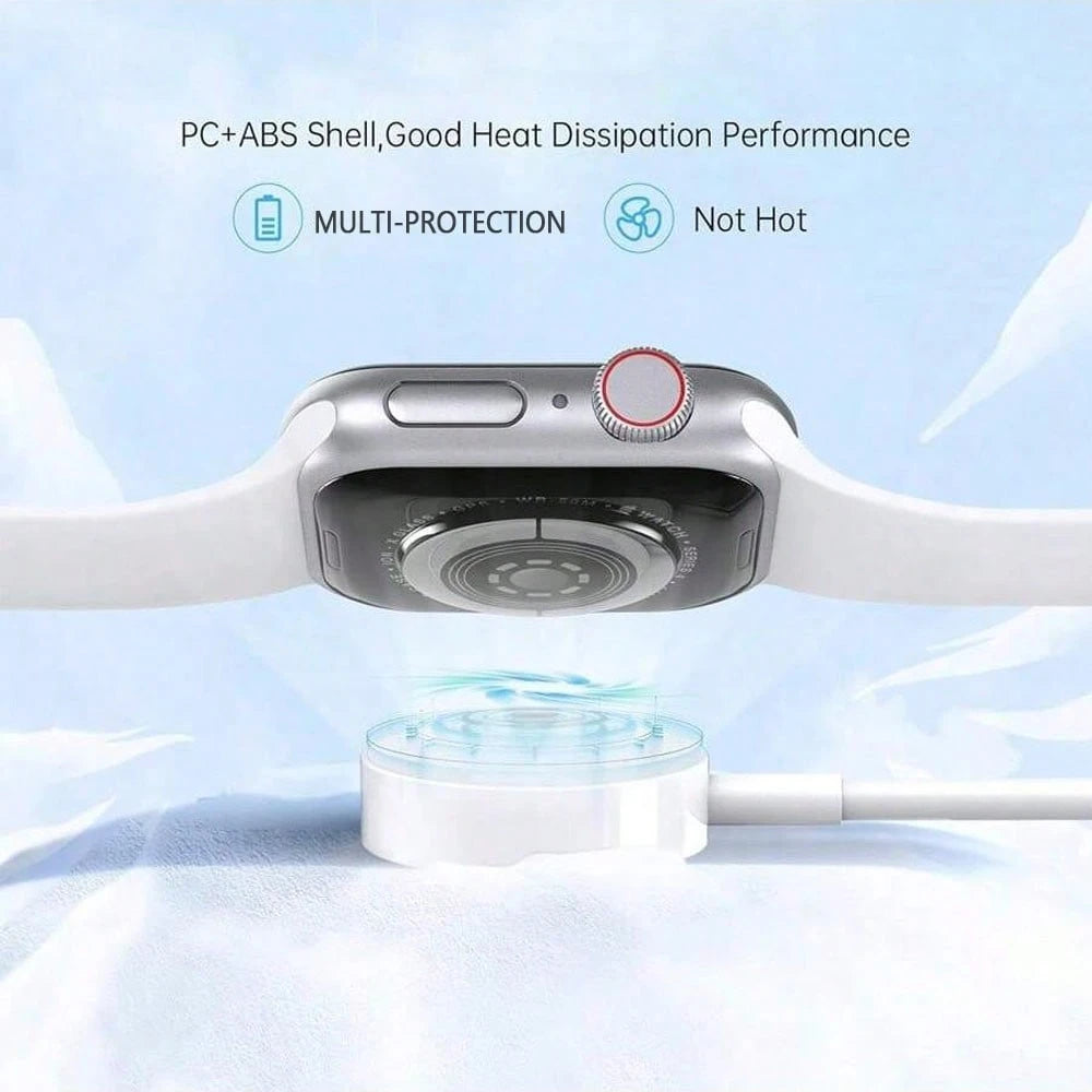 1pc 3.3ft/100cm USB-C Magnetic Wireless Charger Compatible With Apple Watch Series Ultra/Ultra2/9/8/7/SE/6/5/4/3/2/1, Portable And Efficient Charging Cable Suitable For Office, Dorm, And Home