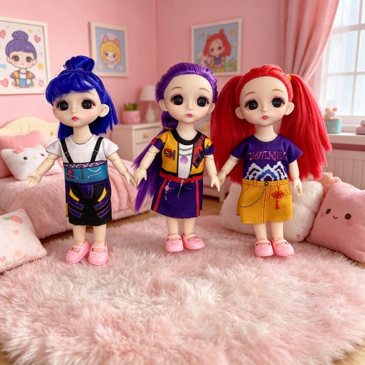 1pc/3pcs K-POP Girl Group Doll, Korean Girl Group Doll Doll, Suitable As Birthday Gift, Party Gift, Back To School Gift, Easter Gift