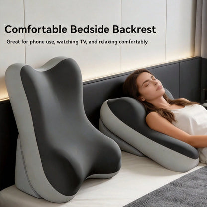 1pc Adjustable & Detachable Ergonomic Memory Foam Wedge Pillow, Inclined Leg Support Cushion, Multi-Functional Backrest Pillow, Suitable For Bed, Sofa, Reading, Travel, Bedroom