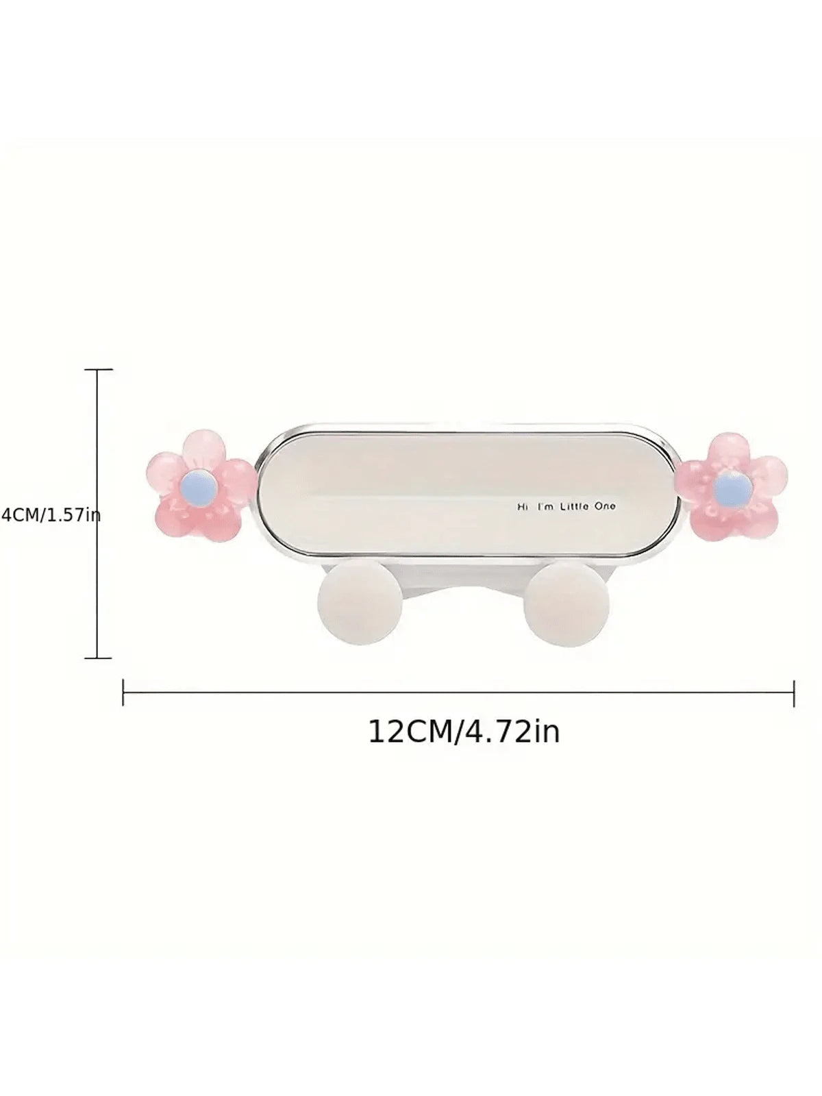 1pc Adorable Strawberry-Shaped Car Phone Holder For Girls- Fun And Functional Design- Easy Installation And Adjustable Angle- Compatible With Most Smartphones