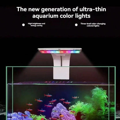 1pc Aquarium Light, Small Landscape Light With USB Port, High Brightness, Clip-On Desk Fish Tank Light, Plant Growth Supplementary Light, Clip-On Light And Ambient Light, 180° Lighting Angle, Suitable