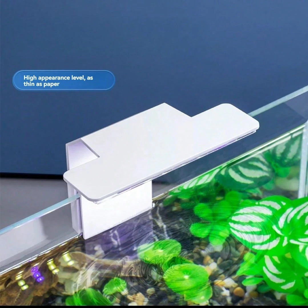 1pc Aquarium Light, Small Landscape Light With USB Port, High Brightness, Clip-On Desk Fish Tank Light, Plant Growth Supplementary Light, Clip-On Light And Ambient Light, 180° Lighting Angle, Suitable