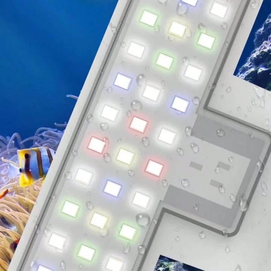 1pc Aquarium Light, Small Landscape Light With USB Port, High Brightness, Clip-On Desk Fish Tank Light, Plant Growth Supplementary Light, Clip-On Light And Ambient Light, 180° Lighting Angle, Suitable