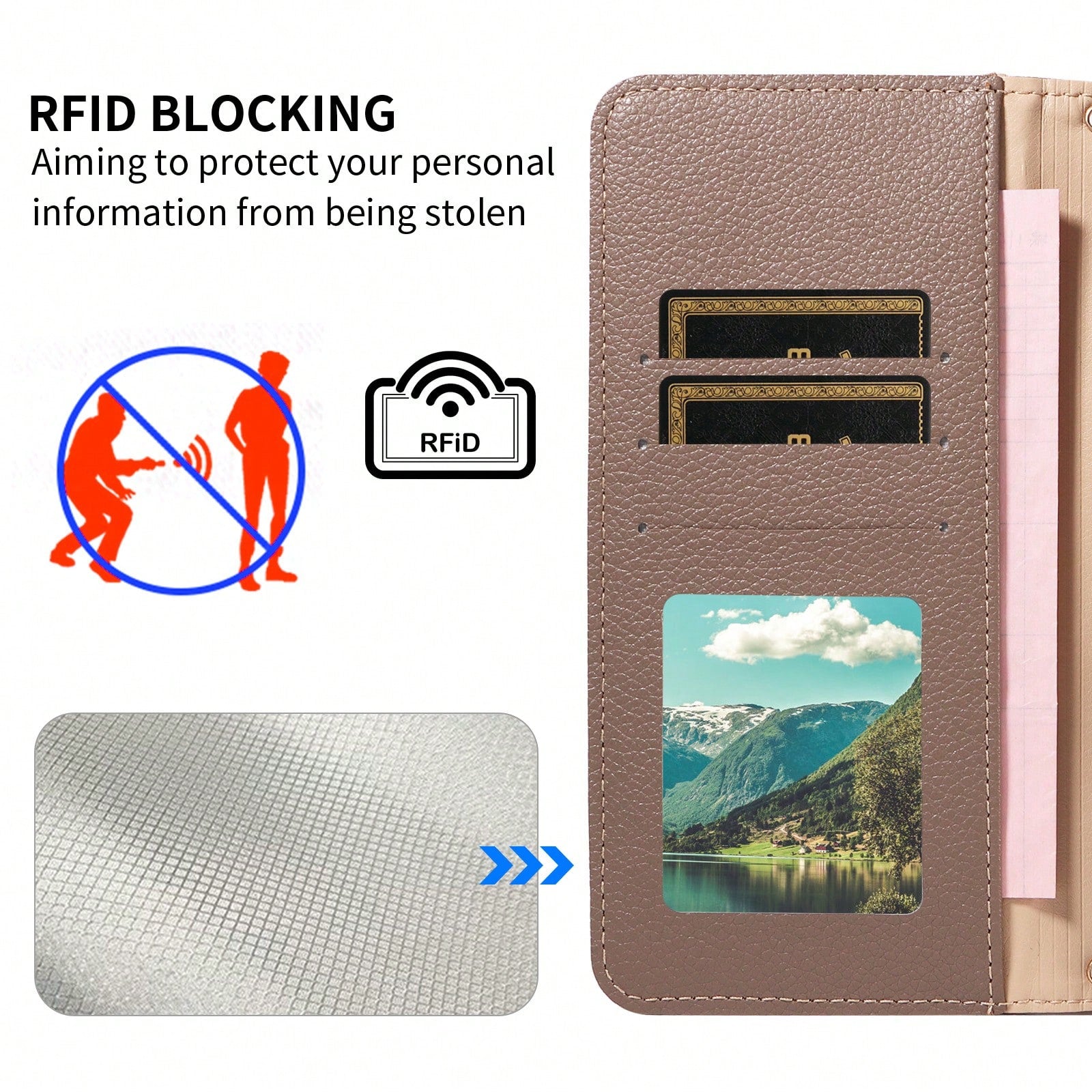 1pc Artificial Leather Zipper Wallet Phone Case Compatible With Apple 17 Pro Max, A57, Note 15 PRO, Portable Crossbody Coin Holder Protective Shell (Global Version, Not Local Model)