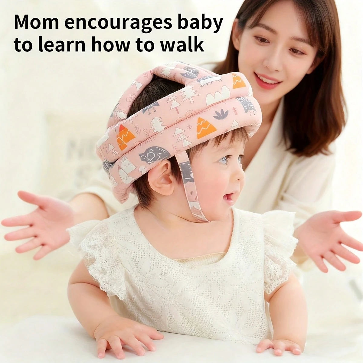 1pc Baby Toddler Head Protection Pad, 360° Soft Filled Comfortable Headguard, For Crawling, Walking, Learning, Perfect Gift For Baby!