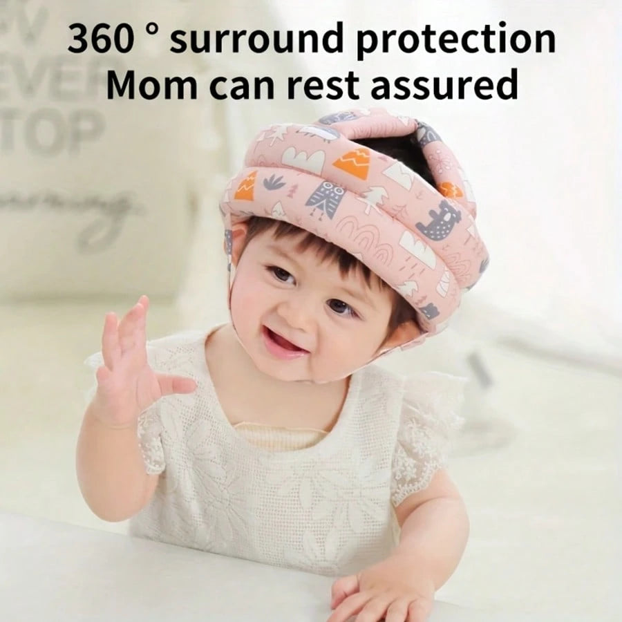 1pc Baby Toddler Head Protection Pad, 360° Soft Filled Comfortable Headguard, For Crawling, Walking, Learning, Perfect Gift For Baby!
