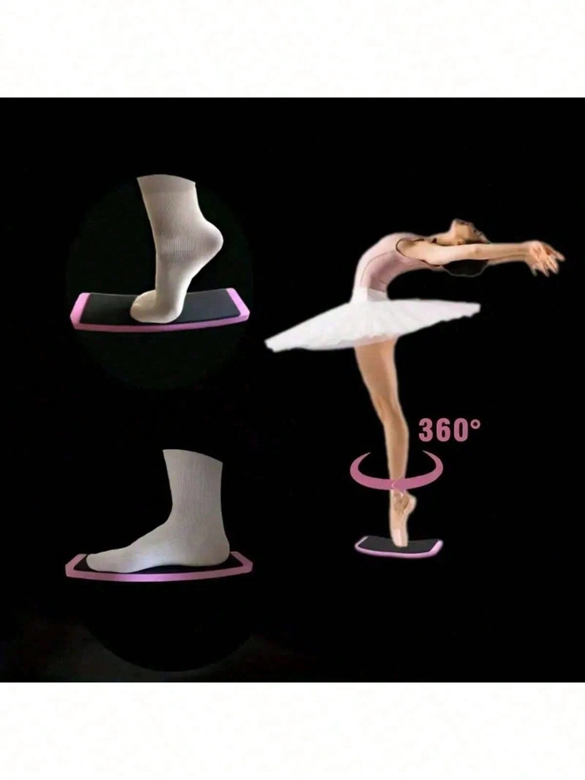 1pc Ballet Rotating Balance Board, Dancer Spin Board, Portable Training Equipment For- Dancers, Ballet Dancers, Skaters, Gymnasts And Cheerleaders