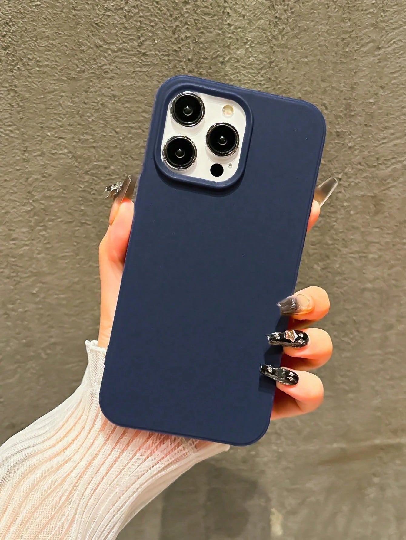 1pc Black Solid Color TPU Phone Case Compatible With IPhone 17 Pro Max, 11/12/13/14 Plus, 7/8 Plus, XR/7/8 Plus, 15 Pro Max, 17 Air, 16 Pro Max, Shockproof Protective Cover