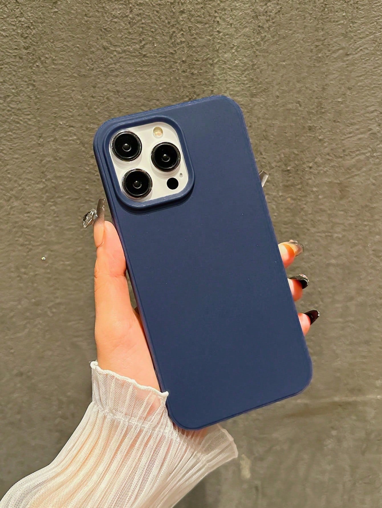 1pc Black Solid Color TPU Phone Case Compatible With IPhone 17 Pro Max, 11/12/13/14 Plus, 7/8 Plus, XR/7/8 Plus, 15 Pro Max, 17 Air, 16 Pro Max, Shockproof Protective Cover