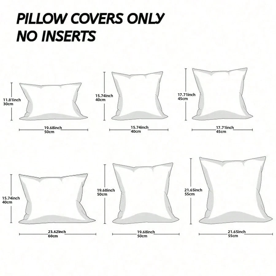 1pc Bohemian Style Decorative Pillow Cover