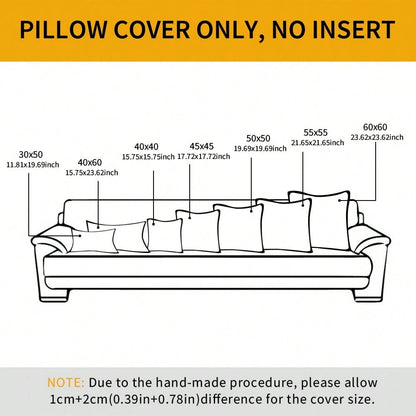1pc Bohemian Style Decorative Pillow Cover