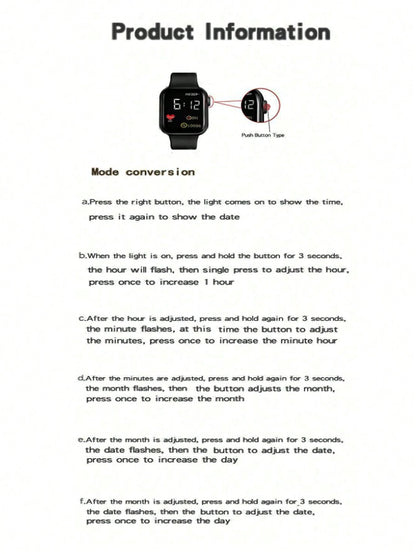 1pc Boys Or Girls Football Shaped LED Digital Wristwatch, Football Print Bracelet, Suitable For Daily Wear, Sports