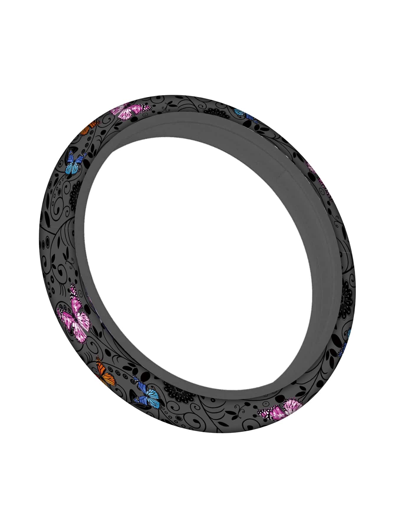 1pc Butterfly Pattern Car Steering Wheel Cover