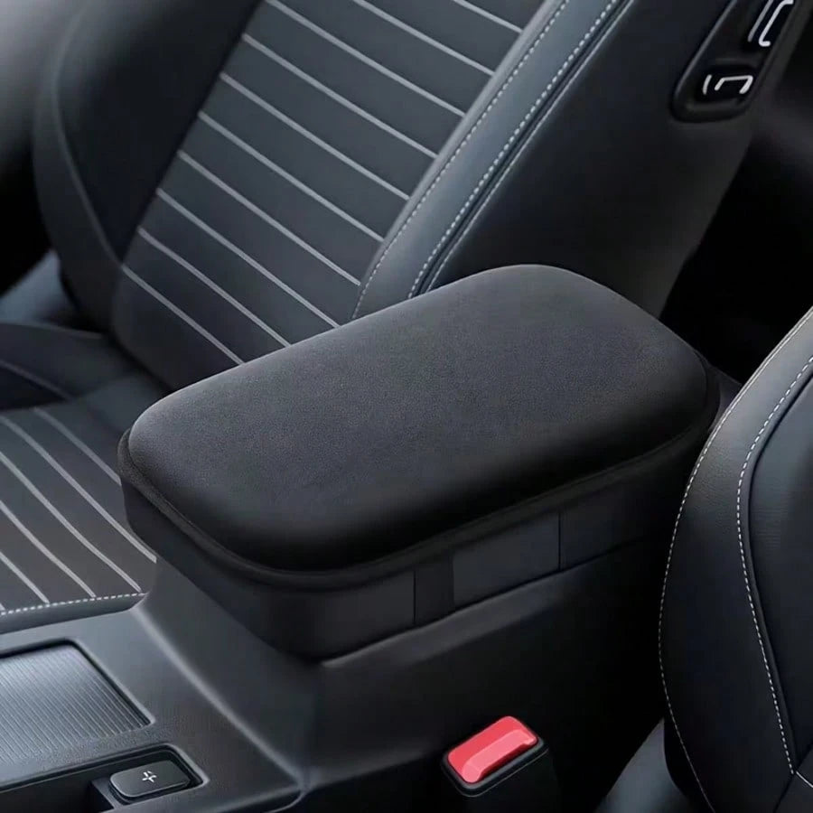 1pc Car Armrest Pad, Center Console Heightening Soft Cushion, Suitable For Vehicle Interior, Armrest Cover