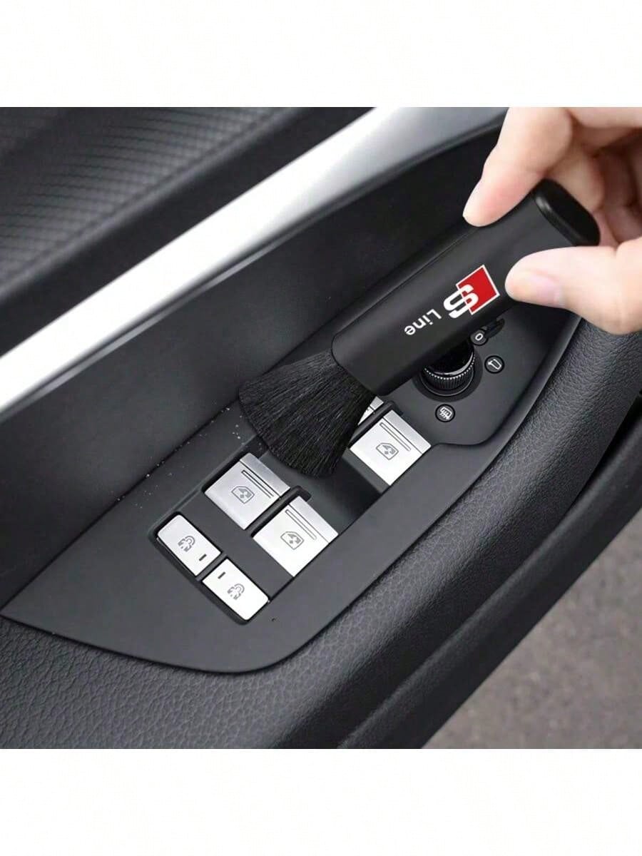 1pc Car Interior Cleaning Brush Tools Auto Accessories For Audi A3 Q5 A1 TT R8 Q3 A8 A4 A5 A6 Q6 S3 Q2 S1 Q4 Q7 A7 SQ8 SQ2 Q8