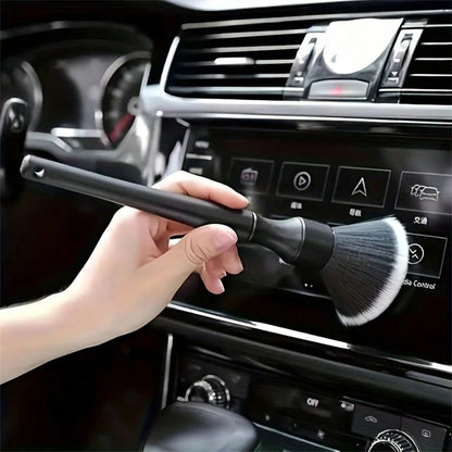 1pc Car Interior Detailing Brush, Soft Bristle Cleaning Brush, Dusting Brush, Car Interior Cleaning Tool, Car Dashboard Detailing Brush