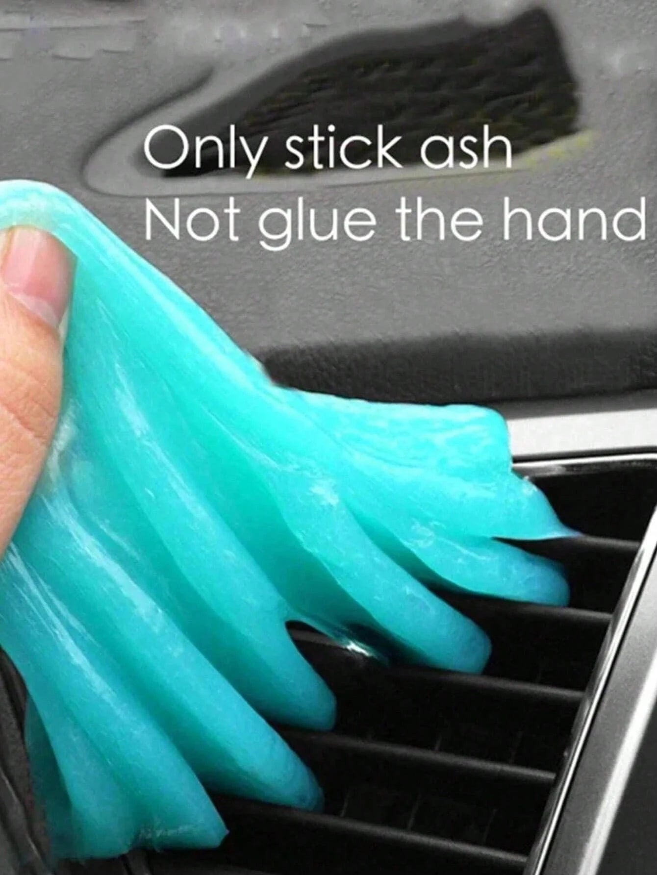 1Pc Car Interior Dust Remover, Gel Slime Cleaning Magic Dust Remover, Glue Car Vent Computer Keyboard Dirt Cleaner, Auto Cleaning Gel Accessories, Cleaning Supplies Car Accessories,Car Dust Dirt Clean