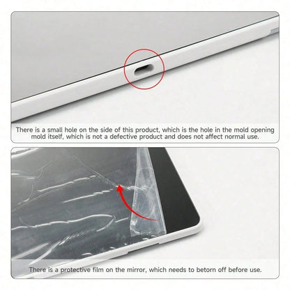 1pc Car Sun Visor Makeup Mirror, Passenger Side Sun Visor Vanity Mirror, Portable High Definition Makeup Mirror, Suitable For Girls And Women