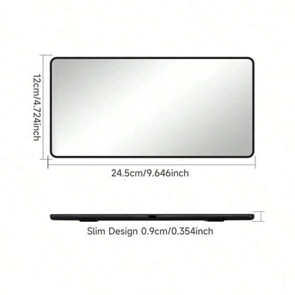1pc Car Sun Visor Makeup Mirror, Passenger Side Sun Visor Vanity Mirror, Portable High Definition Makeup Mirror, Suitable For Girls And Women