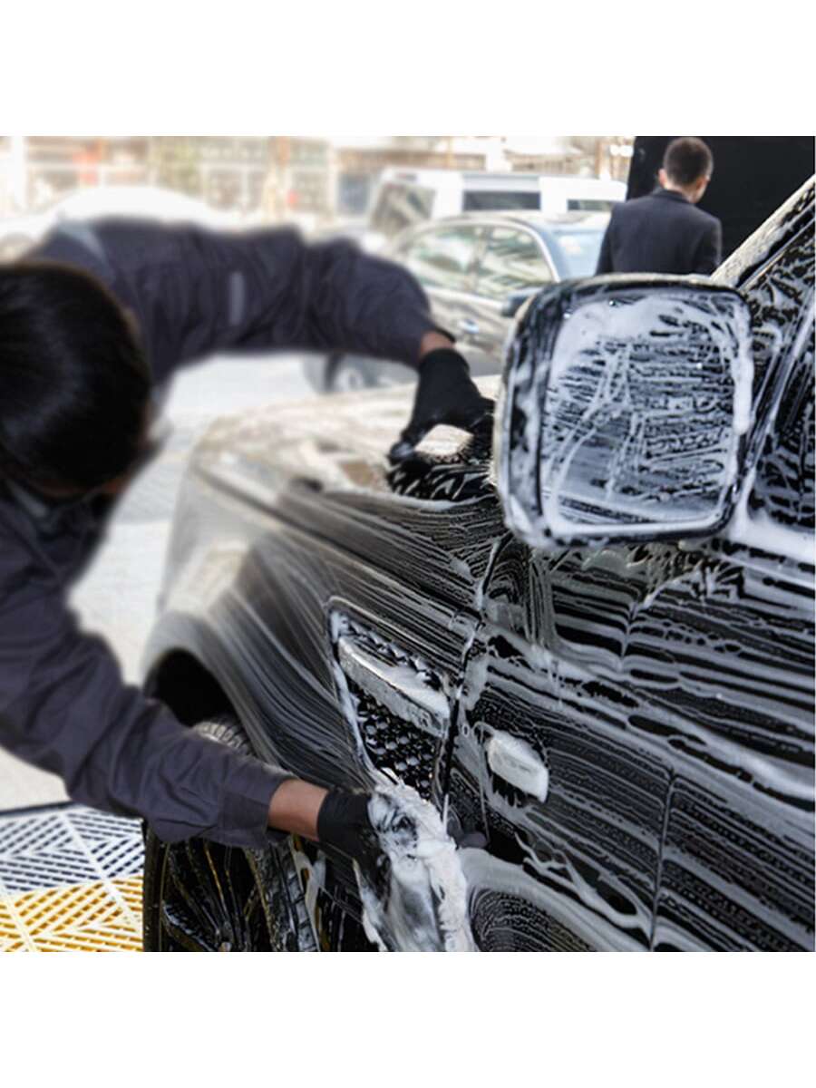 1pc Car Wool Soft Hand Glove Cleaning Brush 15*24cm For Car Cleaning