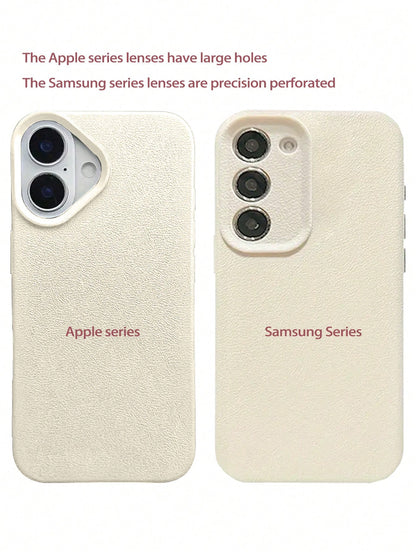 1pc Cartoon Western Style Duck Pattern Light Blue White Striped Minimalist Full Coverage TPU Shockproof Fashion Phone Case Compatible With Apple 17, 16, 15, 14, 13, 12, 11 Pro Max, Air, And Series Bir