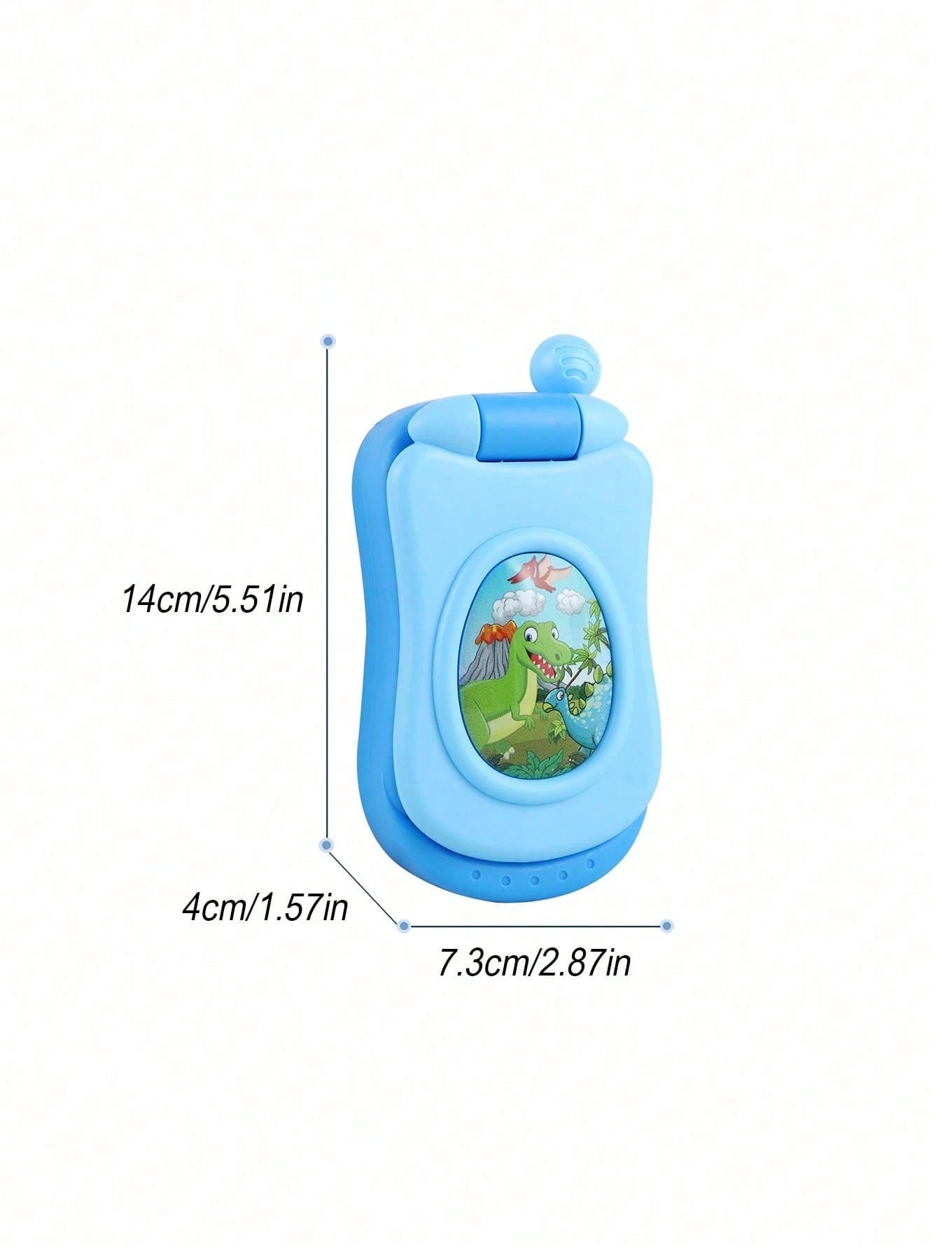 1pc Children's Music Toy Phone, Baby Flip Phone, Nursery Rhymes, Learning Songs, Early Education Gift For Toddler Boys & Girls (Pink/Blue/Purple), Suitable For Birthday, Christmas And 1-6 Years Old