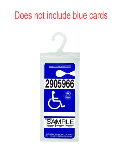 1pc Clear Car Hook Bag