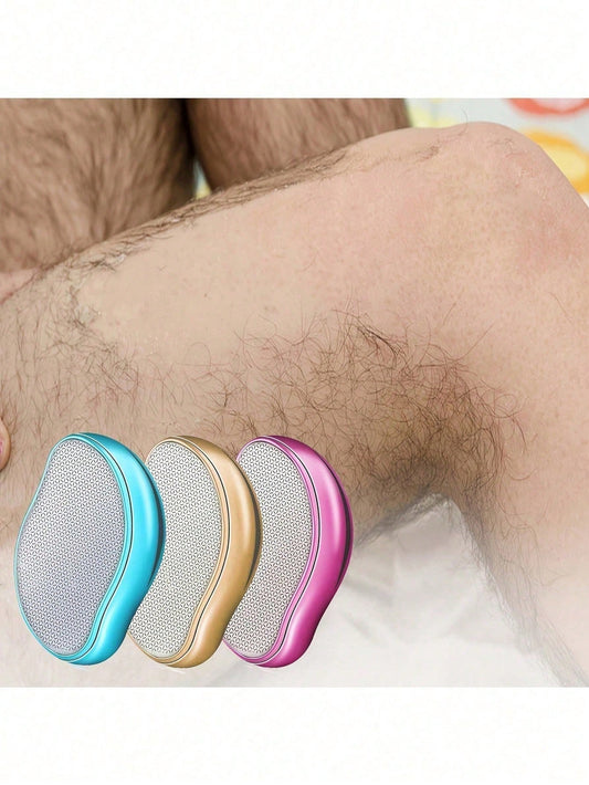 1pc Crystal Leg Hair Remover, Unisex, Reusable, Painless Callus Removal & Depilation Tool (No Shaving Required), Magical Leg Hair Cooler, Also Suitable For Back, Arms And Legs