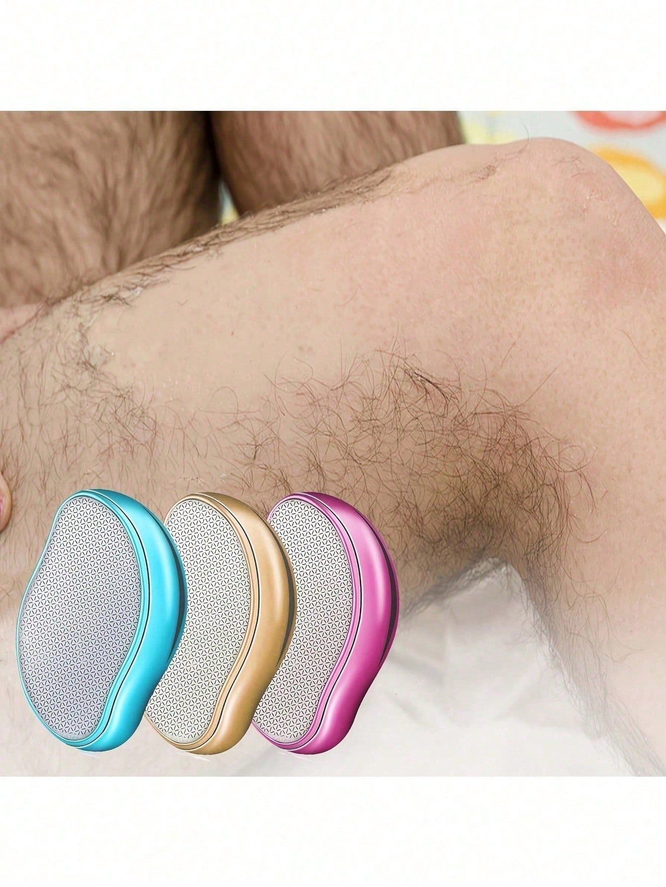 1pc Crystal Leg Hair Remover, Unisex, Reusable, Painless Callus Removal & Depilation Tool (No Shaving Required), Magical Leg Hair Cooler, Also Suitable For Back, Arms And Legs