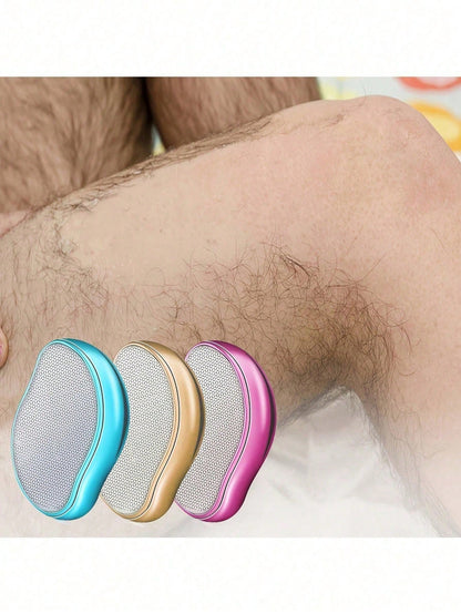 1pc Crystal Leg Hair Remover, Unisex, Reusable, Painless Callus Removal & Depilation Tool (No Shaving Required), Magical Leg Hair Cooler, Also Suitable For Back, Arms And Legs