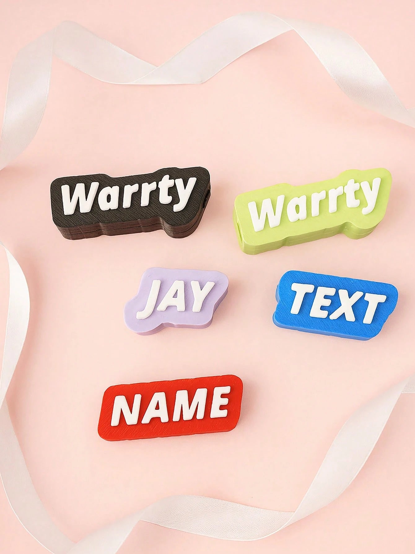 1pc Custom Cable Protector, Custom Name Text, Personalized 3D Printed Charger Label For IPhone, IPad, Travel, Desk, Or Office Use – Unique Name Gift For Birthday, Valentine's Day, Mother's Day, Father